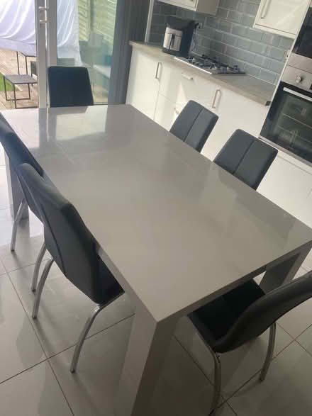 Photo of free FOR REPAIR* 6 Seater Dining Set Grey (Ashton-in-Makerfield WN4) #1