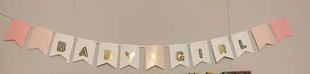 Photo of free Baby Girl Bunting (B14) #1