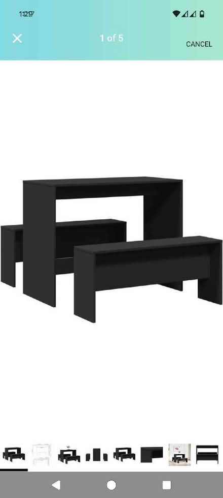 Photo of free Brand new dining table and bench set .. (Colchester CO1) #2