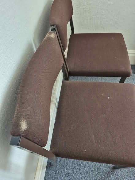 Photo of free 2 brown chairs (Hampden Park BN22) #2