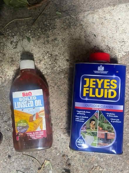 Photo of free Linseed oil and Jeyes fluid (Sutton Coldfield) #1