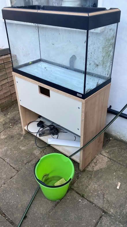 Photo of free Large fish tank and cupboard stand (South Kilworth LE17) #1