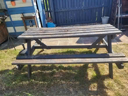Photo of free Large picnic table (Orton Centre) #2
