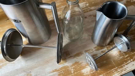 Photo of free Large & small stainless steel Cafetières (Goldhanger CM9) #4