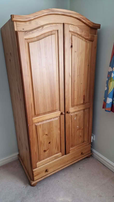 Photo of free Pine wardrobe (Glastonbury BA6) #1