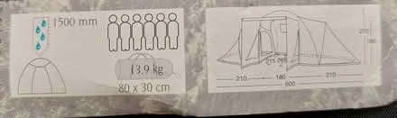 Photo of free Outwell Family Dome Plus 6 person tent (Beguildy LD7) #1
