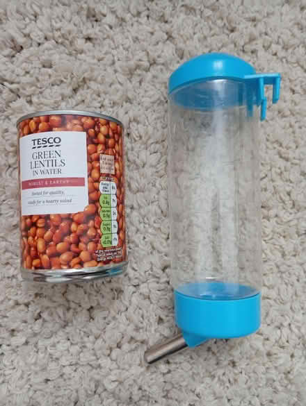 Photo of free Pet drinking bottle, hangs on cage (Buxworth SK23) #1