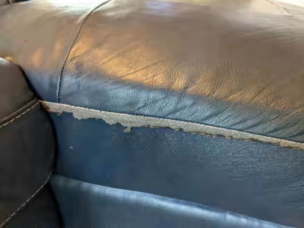 Photo of free 3-Piece Leather Couch with Chaise (Marietta, near Pope HS) #3