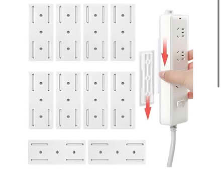 Photo of free 9 x adhesive extension plug mounts (Cottonmill, St Albans, AL1) #1