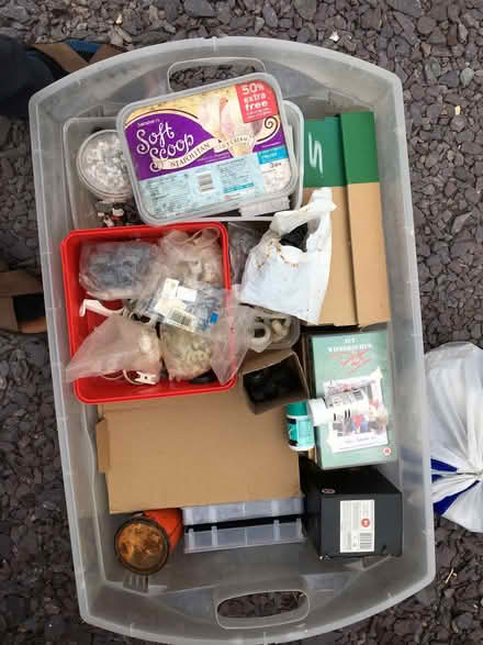 Photo of free Various carboot items, DIY, VHS, drain pipe parts etc. box n (Brogborough MK43) #1