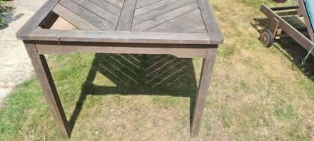 Photo of free 5ft x 3ft wooden outdoor tables (Binfield Heath RG9) #1