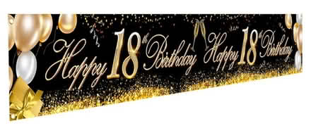Photo of free 18th Birthday Banners (Benllech LL74) #1