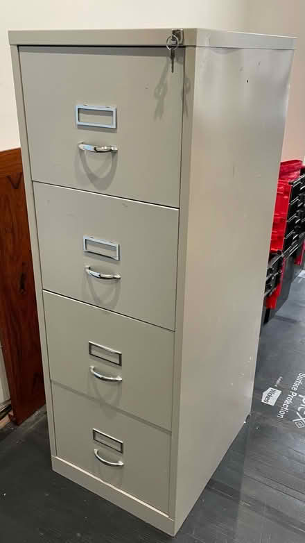 Photo of free Metal filing cabinet - 4 drawes (Maidenhead SL6) #1