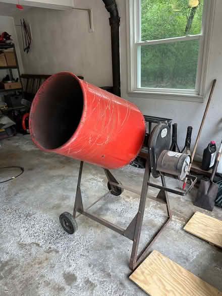 Photo of free CURB ALERT Cement mixer (Richard rd Bedford MA) #1