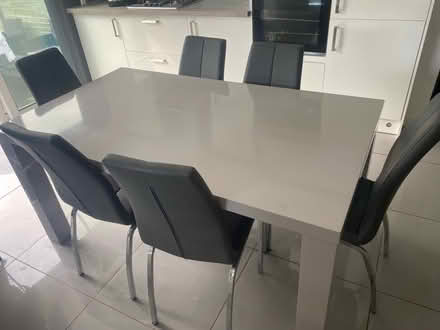Photo of free FOR REPAIR* 6 Seater Dining Set Grey (Ashton-in-Makerfield WN4) #2