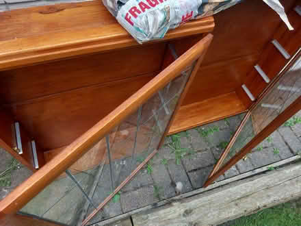 Photo of free Two wall mounted cabinets with glass shelves (Colchester CO1) #2