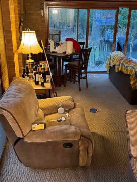 Photo of free Couch and recliner (Timber Trails, Oak Brook) #1