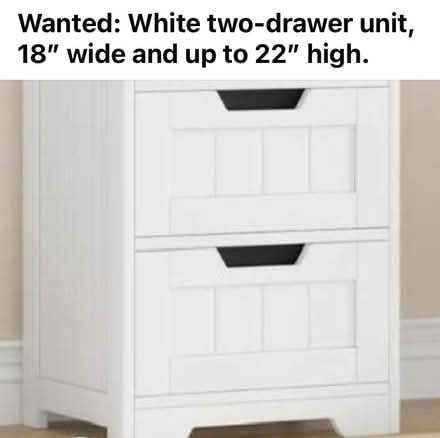 Photo of Low two drawer shelf (Near Downtown Erin) #1