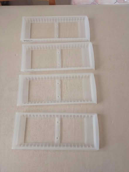 Photo of free CD/DVD case boxes (2) and open CD Racks (4) (Eastfield NE23) #1
