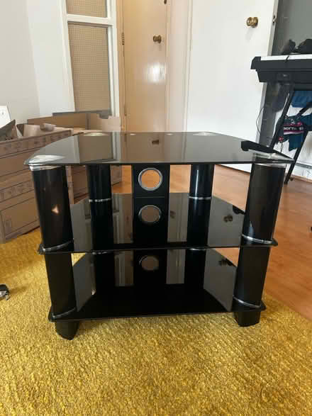 Photo of free Black TV stand (Sandyford NE2) #3