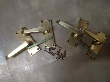 Photo of free 2 sets of door handles (Upper Bangor LL57) #1