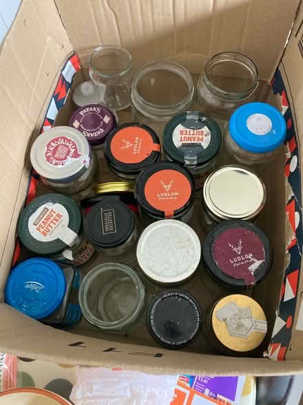 Photo of free Box of Glass Jars (University Area RG1) #1