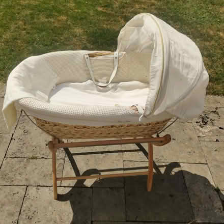 Photo of free Moses basket and Stand (Knighton LE2) #1