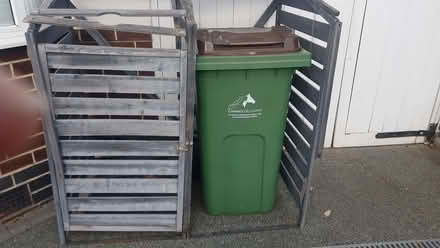 Photo of free Grey painted double wheelie bin store needs TLC (Cheylesmore CV3) #1