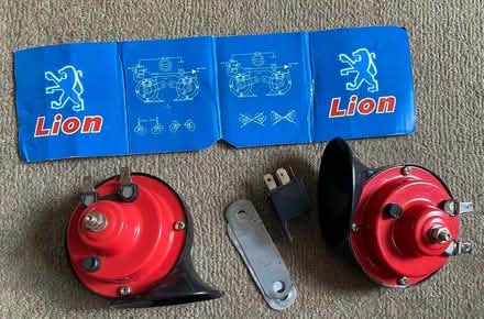 Photo of free Pair of car horns- untested (Horton Bank BD7) #1