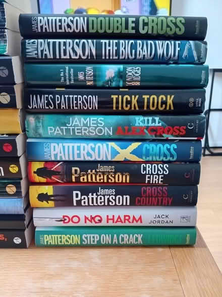 Photo of free James Patterson books (Greenstead CO4) #1