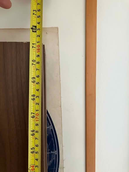 Photo of free Wood shelf with mirror (S8 Jordanthorpe) #3