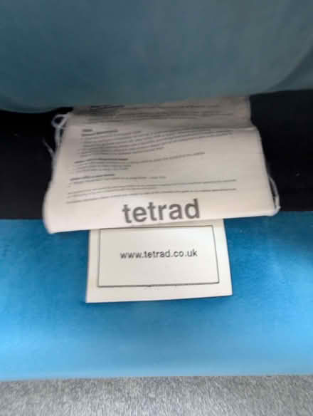 Photo of free Blue/Teal Velvet Sofa (CT6) #4
