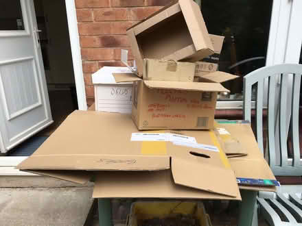 Photo of free About 10 clean usable cardboard boxes (Great Moor SK2) #1