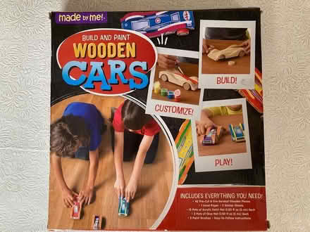 Photo of free Wooden cars craft kit (Spring Hill, Somerville) #1