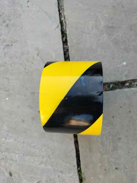 Photo of free Yellow & Black Chevron Tape (Waterlooville PO7) #1