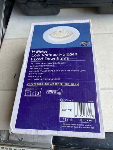 Photo of free Wickes Low Voltage Halogen Downlighters (Hixon ST18) #1