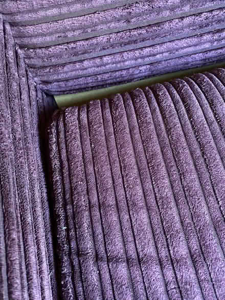 Photo of free Nabru armchair and pouffe/footstool aubergine/plum (Adlington PR7) #2