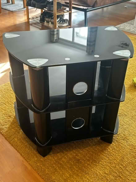 Photo of free Black TV stand (Sandyford NE2) #4
