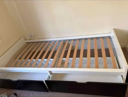 Photo of free IKEA single bed frame with two drawers (Horsell GU21) #1