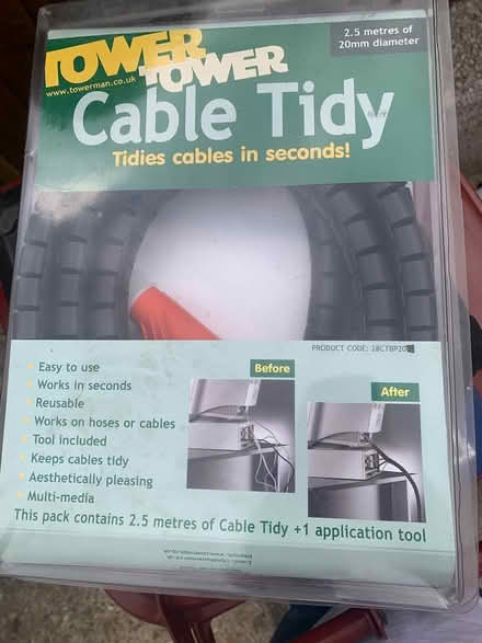 Photo of free Cable tidy black (Midhurst GU29) #1