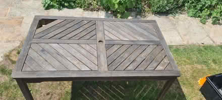 Photo of free 5ft x 3ft wooden outdoor tables (Binfield Heath RG9) #3