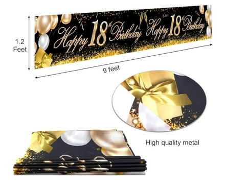 Photo of free 18th Birthday Banners (Benllech LL74) #2