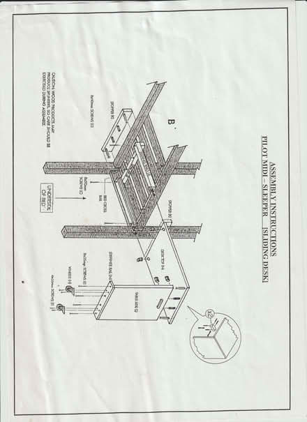 Photo of free Sliding desk unit (Fleet GU51) #1