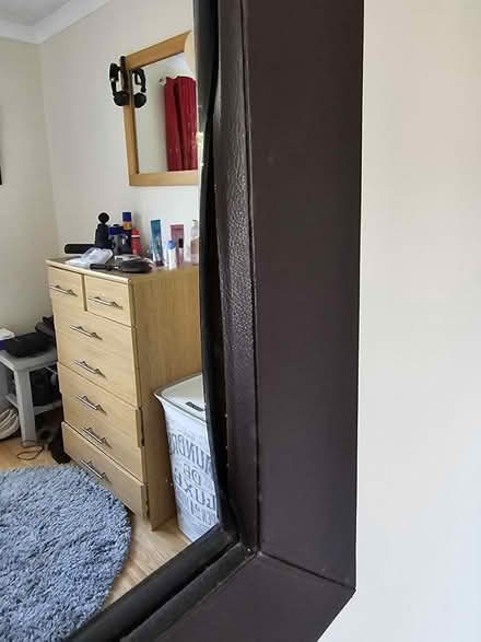 Photo of free Faux leather mirror (Woodley RG5) #2