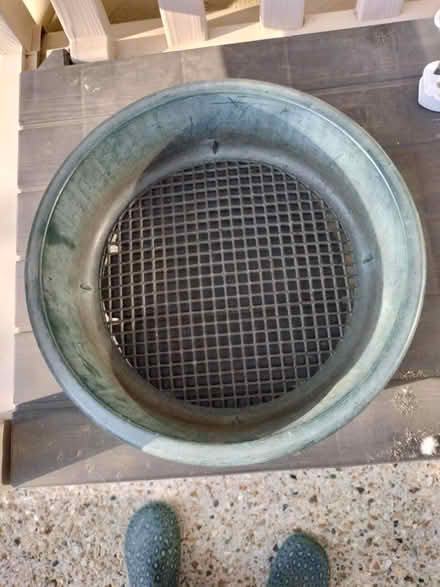 Photo of free Green Plastic Garden Sieve (Waterlooville PO7) #1