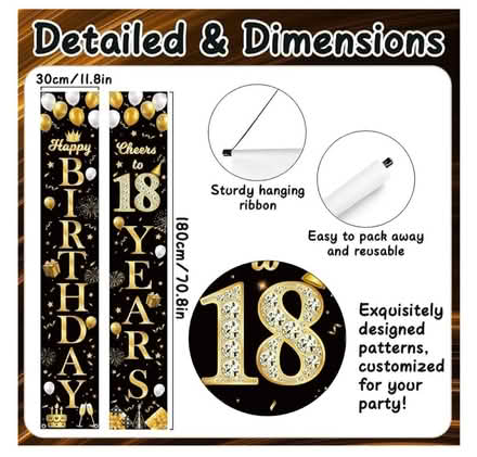 Photo of free 18th Birthday Banners (Benllech LL74) #4