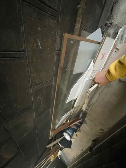 Photo of free Heavy brass shower door (SW20) #2