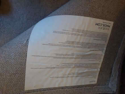Photo of free Made.com rug (Bellevue EH7) #2