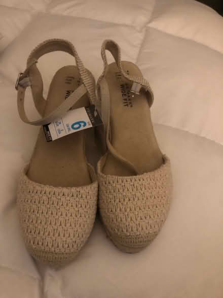 Photo of free Ladies wide fit espadrilles size 6 (Cavendish DE23) #1