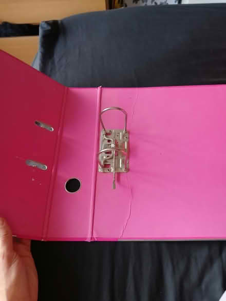Photo of free Pink ring binder (Charlton Kings GL53) #2